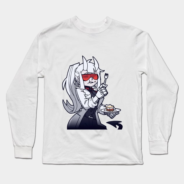 Loremaster Pie Helltaker (Examtaker) Long Sleeve T-Shirt by wark